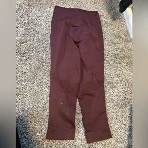 Lululemon Athletica Maroon seamless leggings